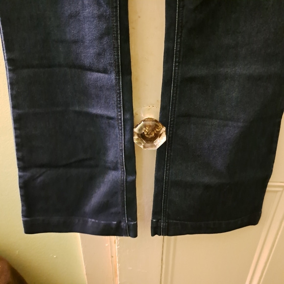 Denver Hayes Blue Flared Ankle Jeans - Picture 2 of 15